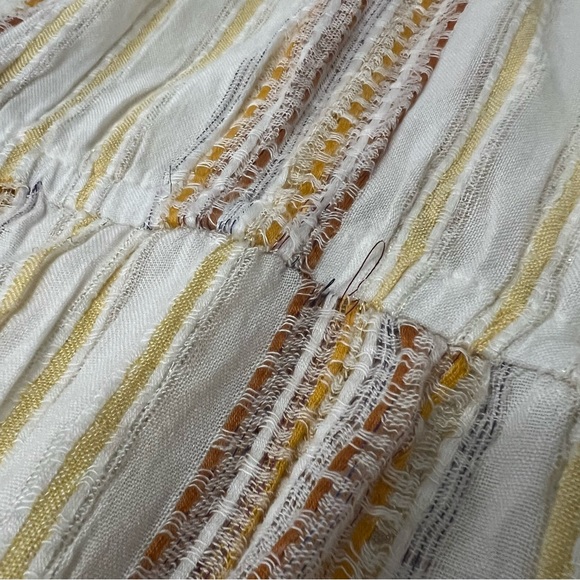 Blue Island Beach Dress Coverup Metallic Maxi Size Medium - Picture 13 of 16